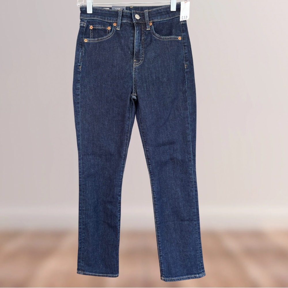 LAST CHANCE🚨 NWT GAP Classic Straight High Rise Dark Wash Jeans